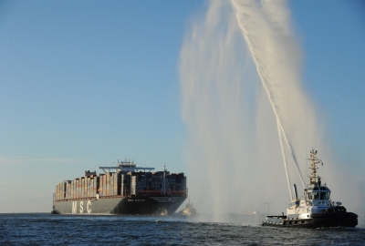 MSC Oscar przypłynął po raz pierwszy do Rotterdamu